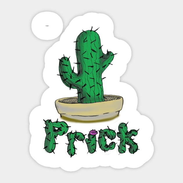 Prick Sticker by lexcutler97